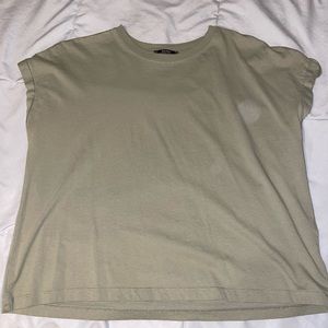 Sage Green Bershka T Shirt